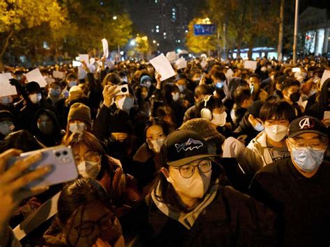 are people still protesting in china